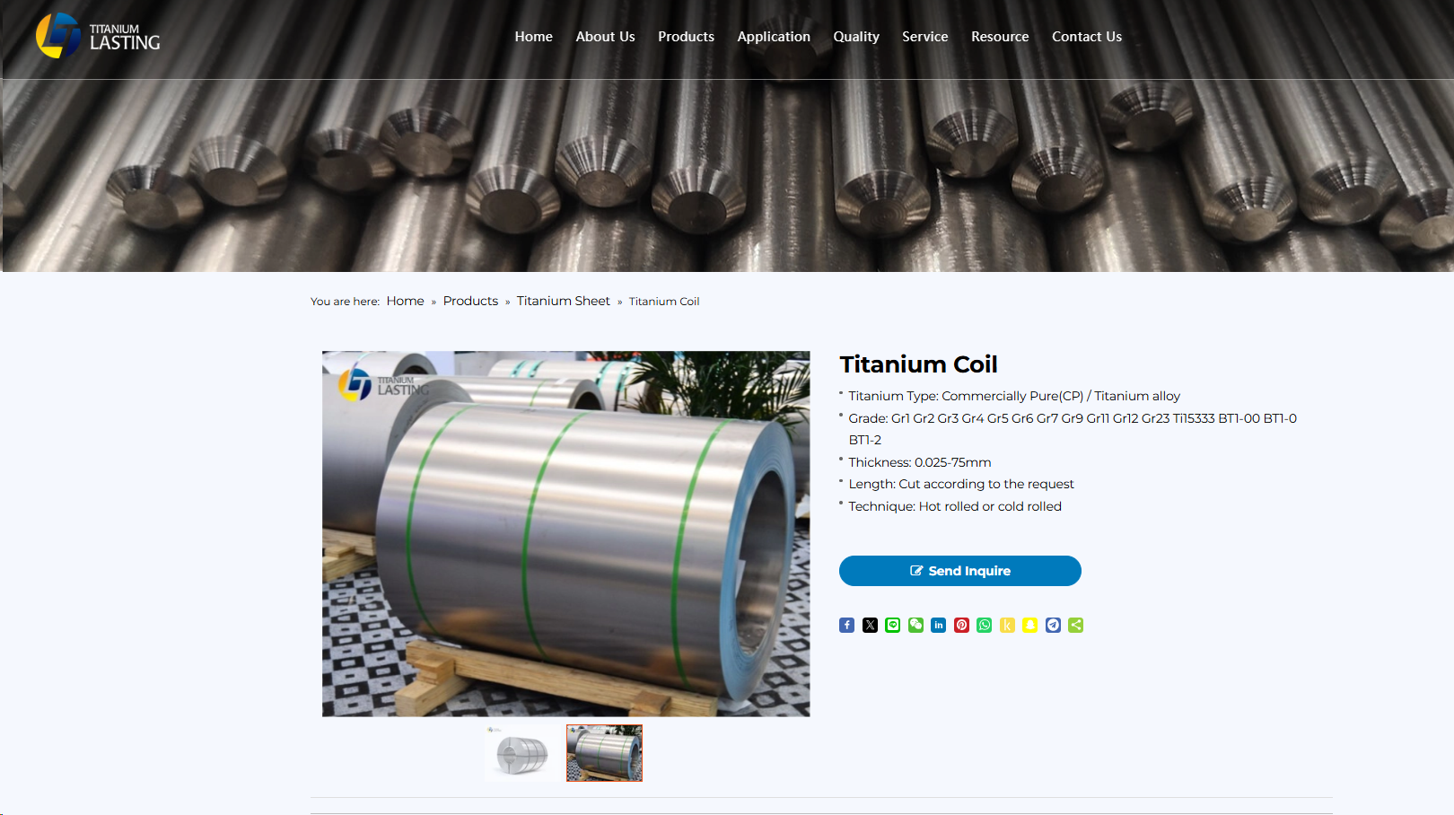 Titanium Coil